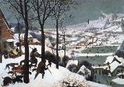 BRUEGEL, Pieter the Elder, Hunters in the Snow